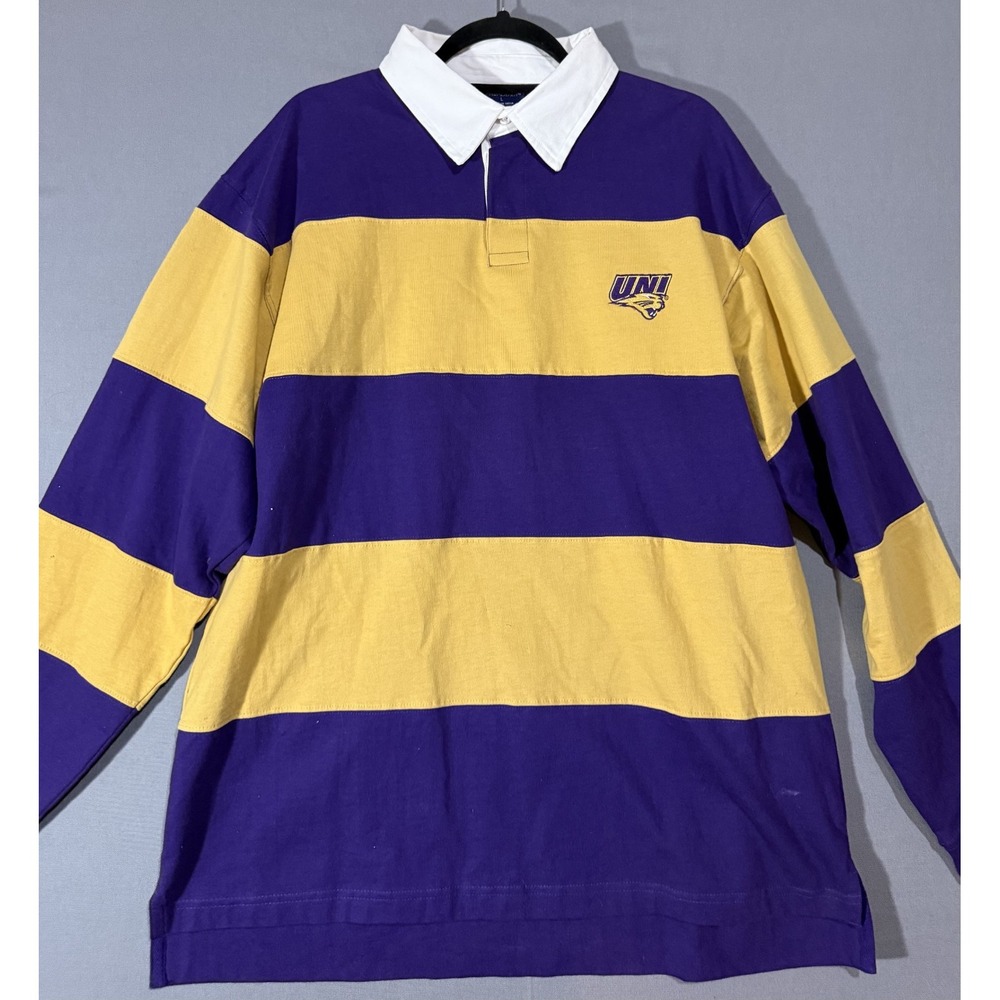 VINTAGE UNI Panthers Pro Player Rugby Style Pullover Mens Large Northern Iowa